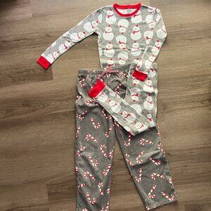 Carter's Snowman 2-Piece Pajama Set + Candy Cane Fleece Pants